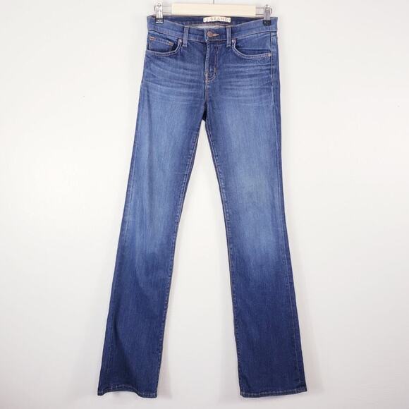 J Brand Classic Slim Boot Cut Mide Rise Medium - Dark Wash Denim Jeans Size 26 - Picture 3 of 7